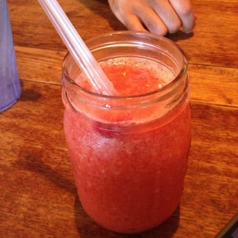 Hobbit Cafe - Strawberry smoothie: strawberries+ice+honey. Refreshing & very fruity :) - Burgers Near Me - Houston, Texas Hobbit Cafe - Strawberry smoothie: strawberries+ice+honey. Refreshing & very fruity :) - Burgers Near Me - Houston, Texas