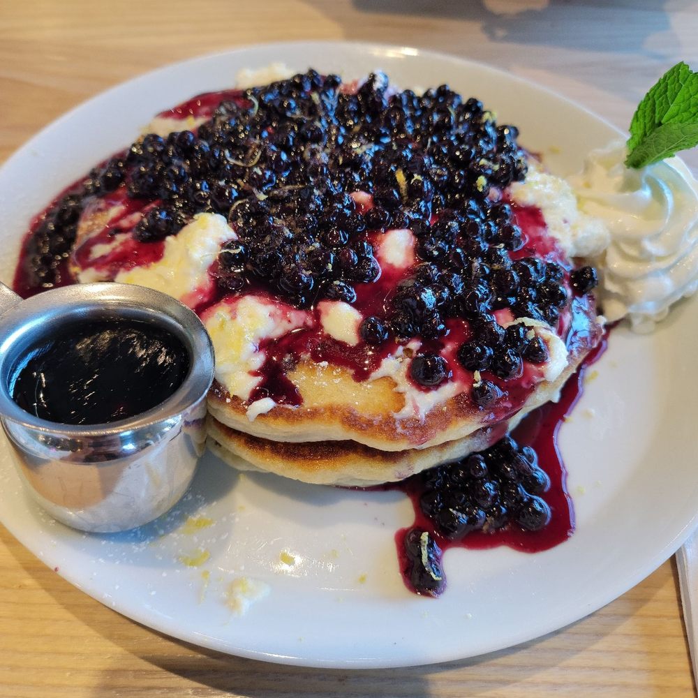 The Hen - Blueberry lemon pancakes - Breakfast & Brunch Near Me - Ann Arbor, Michigan The Hen - Blueberry lemon pancakes - Breakfast & Brunch Near Me - Ann Arbor, Michigan
