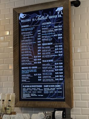 Menu photo 1 Foxtail Coffee Winter Springs, FL