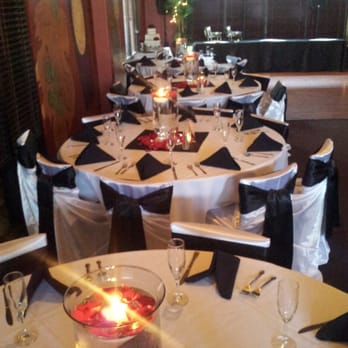 Westside Grill - banquet room set up for wedding reception by Simply Events - Steakhouses Near Me - Gilroy, California Westside Grill - banquet room set up for wedding reception by Simply Events - Steakhouses Near Me - Gilroy, California