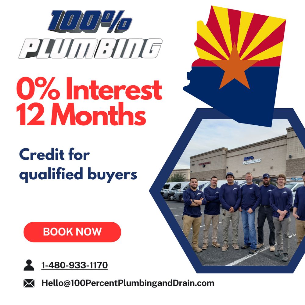 Slide of 100% Plumbing & Drain