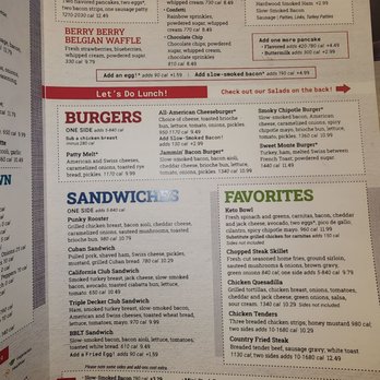 Jimmy's Egg - the menu of the restaurant - Diners Near Me - Duncan, Oklahoma