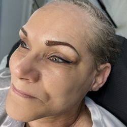 Green brows correction