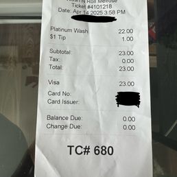 Receipt.... no refund even after causing $790+ in damage, wasting 3 hours of my time and yelling at me.
