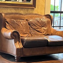 ugly couch that should be replaced