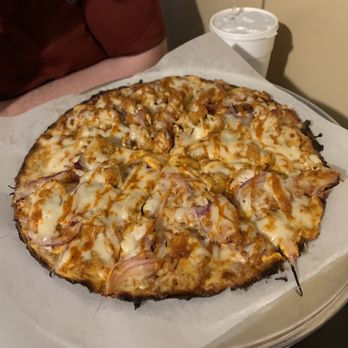Pepperoni Grill - Kickin Buffalo Chicken on Cauliflower Crust. Delicious!!! - Sandwiches Near Me - Charleston, West Virginia Pepperoni Grill - Kickin Buffalo Chicken on Cauliflower Crust. Delicious!!! - Sandwiches Near Me - Charleston, West Virginia