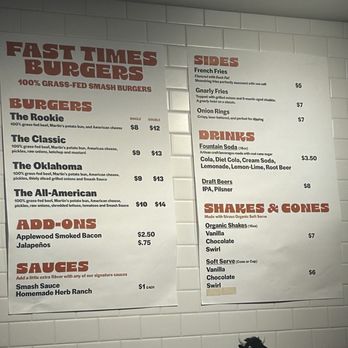 Fast Times Burgers - Menu - Burgers Near Me - Oakland, California Fast Times Burgers - Menu - Burgers Near Me - Oakland, California
