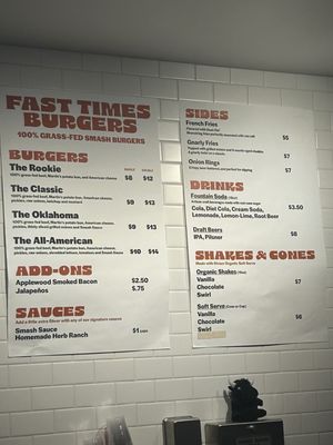 Menu photo 4 Fast Times Burgers Oakland, CA Menu photo 4 Fast Times Burgers Oakland, CA