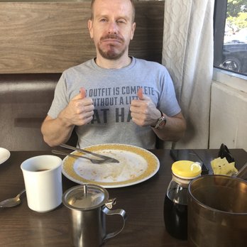 Jack's Inn - Happy and full hubby - Breakfast & Brunch Near Me - Kahului, Hawaii