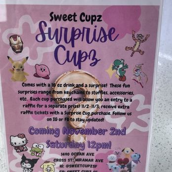 Sweet Cupz - Bubble Tea Near Me - San Francisco, California Sweet Cupz - Bubble Tea Near Me - San Francisco, California