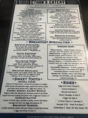 Menu photo 4 Ethan's Eatery Oroville, CA