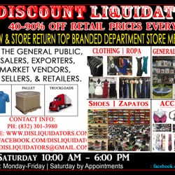 Discount Liquidators - Genearl Flyer