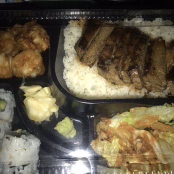 Tenji Hibachi Express - Beef Teriyaki Bento Box (no teriyaki) - Sushi Bars Near Me - Belle Isle, Florida Tenji Hibachi Express - Beef Teriyaki Bento Box (no teriyaki) - Sushi Bars Near Me - Belle Isle, Florida