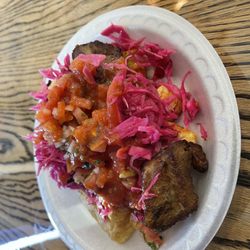 Veronicas Bakery & Taqueria - Yuca con chicharones