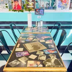 R&B Breakfast Club - The decor is "All Elvis" everywhere! Super cool!