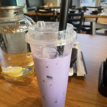 Dumpling World - Ube Taro Milk Tea - Chinese Near Me - Austin, Texas