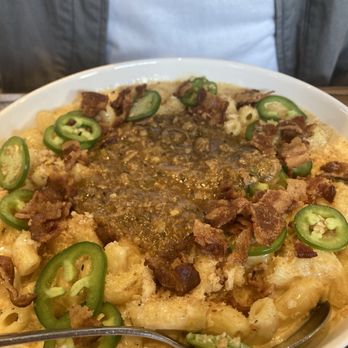 John's Table - Mac and cheese with jalapeños and bacon - Salad Near Me - Louisville, Colorado