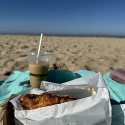 Granny's Grocery - Iced coffee and Breakfast Sandwich