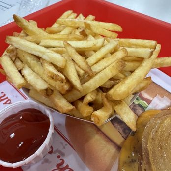 In-N-Out Burger - $2.35 FRY "WELL-DONE" - only if you love crispy fries. It also takes a bit longer since they make them fresh. BE PATIENT! - Burgers Near Me - Placentia, California In-N-Out Burger - $2.35 FRY "WELL-DONE" - only if you love crispy fries. It also takes a bit longer since they make them fresh. BE PATIENT! - Burgers Near Me - Placentia, California