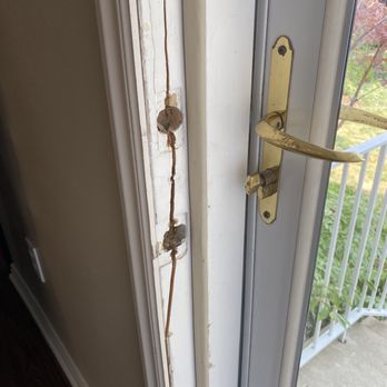 AMH - This is the front door trim!  I am glad I have good protection and I Barricade this door at night. - Property Management Near Me - Murray, Utah