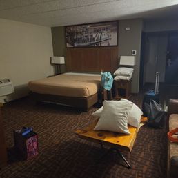 Outdated, Uncomfortable, Dirty. Bed looked like this when we checked in. Outdated, Uncomfortable, Dirty. Bed looked like this when we checked in.