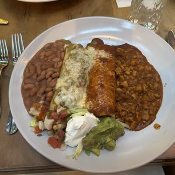 La Plazuela - Chicken Enchiladas Christmas - New American Near Me - Santa Fe, New Mexico