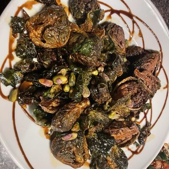 350 Grill - Brussels appetizer (portion control thrown out the profits) tasty though! - New American Near Me - Springfield, Massachusetts