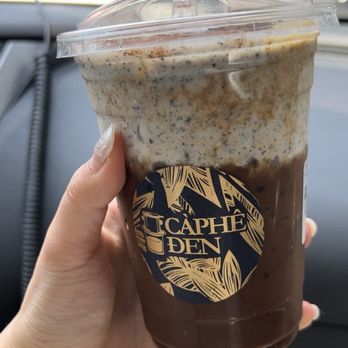 Caphe Den - @foodie_starry   Black Sesame Cream Coffee - Coffee & Tea Near Me - Flushing, New York