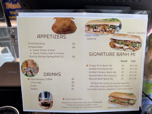 Menu photo 8 Banh Mi TBD Flushing, NY