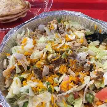 The Halal Guys - Chicken/Beef combo platter with white and red sauce. - Halal Near Me - Newark, New Jersey The Halal Guys - Chicken/Beef combo platter with white and red sauce. - Halal Near Me - Newark, New Jersey