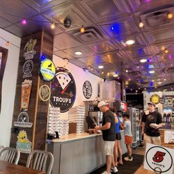 Inside the restaurant