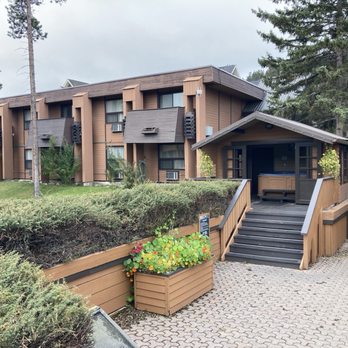 Marmot Lodge - Accommodation block and "hot tub hut"! - Hotels Near Me - Jasper, Alberta