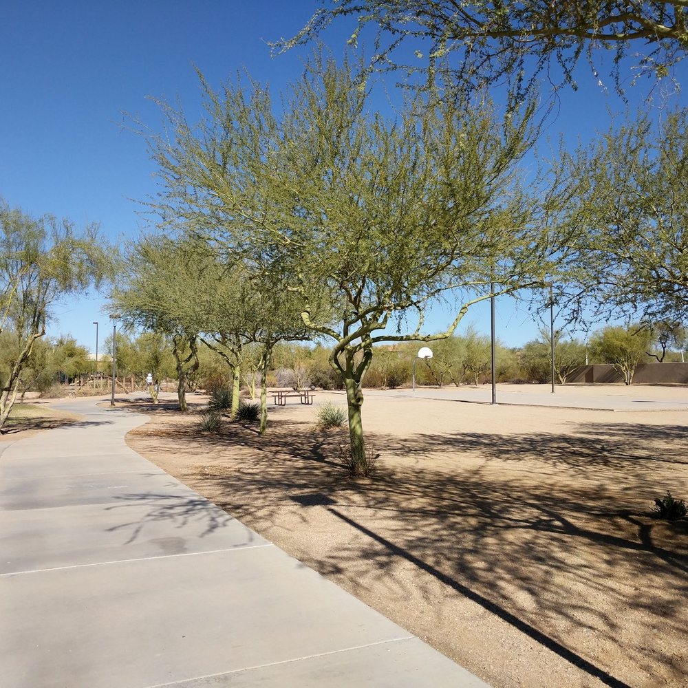 Dynamite Park - Basketball court and path to playground, tennis courts, and open field. - Parks Near Me - Cave Creek, Arizona Dynamite Park - Basketball court and path to playground, tennis courts, and open field. - Parks Near Me - Cave Creek, Arizona