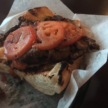 The Stein & Vine - Philly Española w/ manchego! Not the prettiest, but damn sure was the tastiest. - Bars Near Me - Brandon, Florida