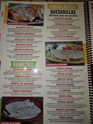 Menu photo 5 Los Mariachis Circleville, OH