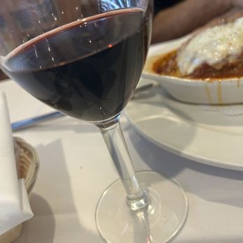 Paesano - The wine was fantastic. A large pour too. I drank half of it before I took the picture - Italian Near Me - Aiea, Hawaii