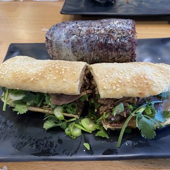 Yi Mei - Purple fantuan and #5 Beef Sandwich - Taiwanese Near Me - San Gabriel, California Yi Mei - Purple fantuan and #5 Beef Sandwich - Taiwanese Near Me - San Gabriel, California