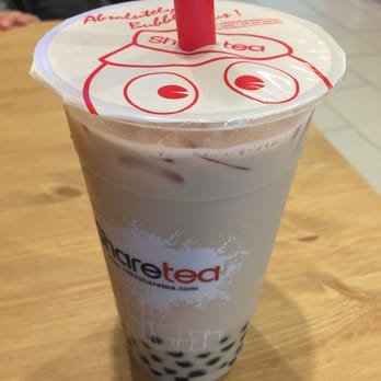 Sharetea - Classic pearl milk tea :) with less ice and regular sugar. Taste awesome! - Bubble Tea Near Me - Houston, Texas