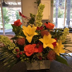 Antelope Valley Florist - Tropical Arrangement, Florist's choice