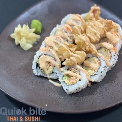 Quick Bite Thai Sushi - Crispy Rock Shrimp Roll.