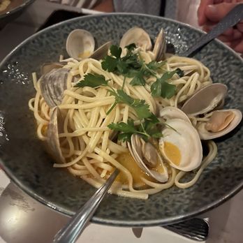 Aqua Blu Kitchen & Cocktails - Linguine and clams - New American Near Me - Toms River, New Jersey Aqua Blu Kitchen & Cocktails - Linguine and clams - New American Near Me - Toms River, New Jersey