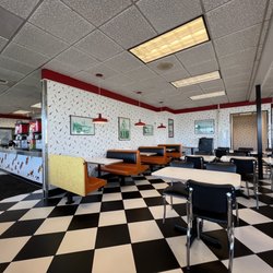 Burgerville - Super clean, nice, & quiet location.