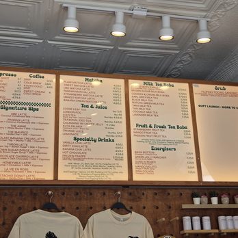 Brew Coffee Lab - Menu as of July 2026 - Coffee & Tea Near Me - Park Ridge, Illinois