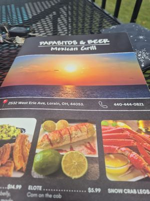 Menu photo 1 Papasitos and Beer Mexican Grill Lorain, OH Menu photo 1 Papasitos and Beer Mexican Grill Lorain, OH