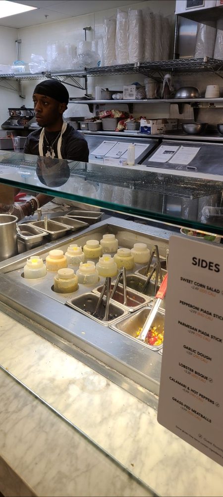 Food from Piada Italian Street Food