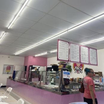 Paco Pops - Picture of the place from my table while I enjoyed my popscicle - Ice Cream & Frozen Yogurt Near Me - Porter, Texas