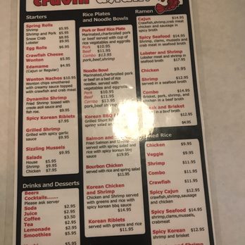 The Asian Cajun - Asian side menu - Cajun/Creole Near Me - Denver, Colorado The Asian Cajun - Asian side menu - Cajun/Creole Near Me - Denver, Colorado