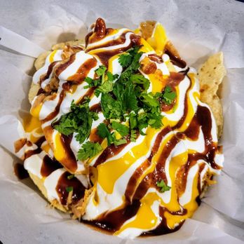 Spectrum Center - Yummy pulled chicken BBQ nachos - Stadiums & Arenas Near Me - Charlotte, North Carolina