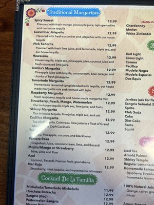 Menu photo 5 Dahlia's Mexican Grill Reno, NV