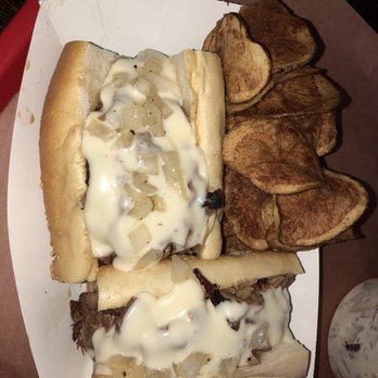 Mike's BBQ - Brisket cheesesteak with onions - Barbeque Near Me - Philadelphia, Pennsylvania Mike's BBQ - Brisket cheesesteak with onions - Barbeque Near Me - Philadelphia, Pennsylvania